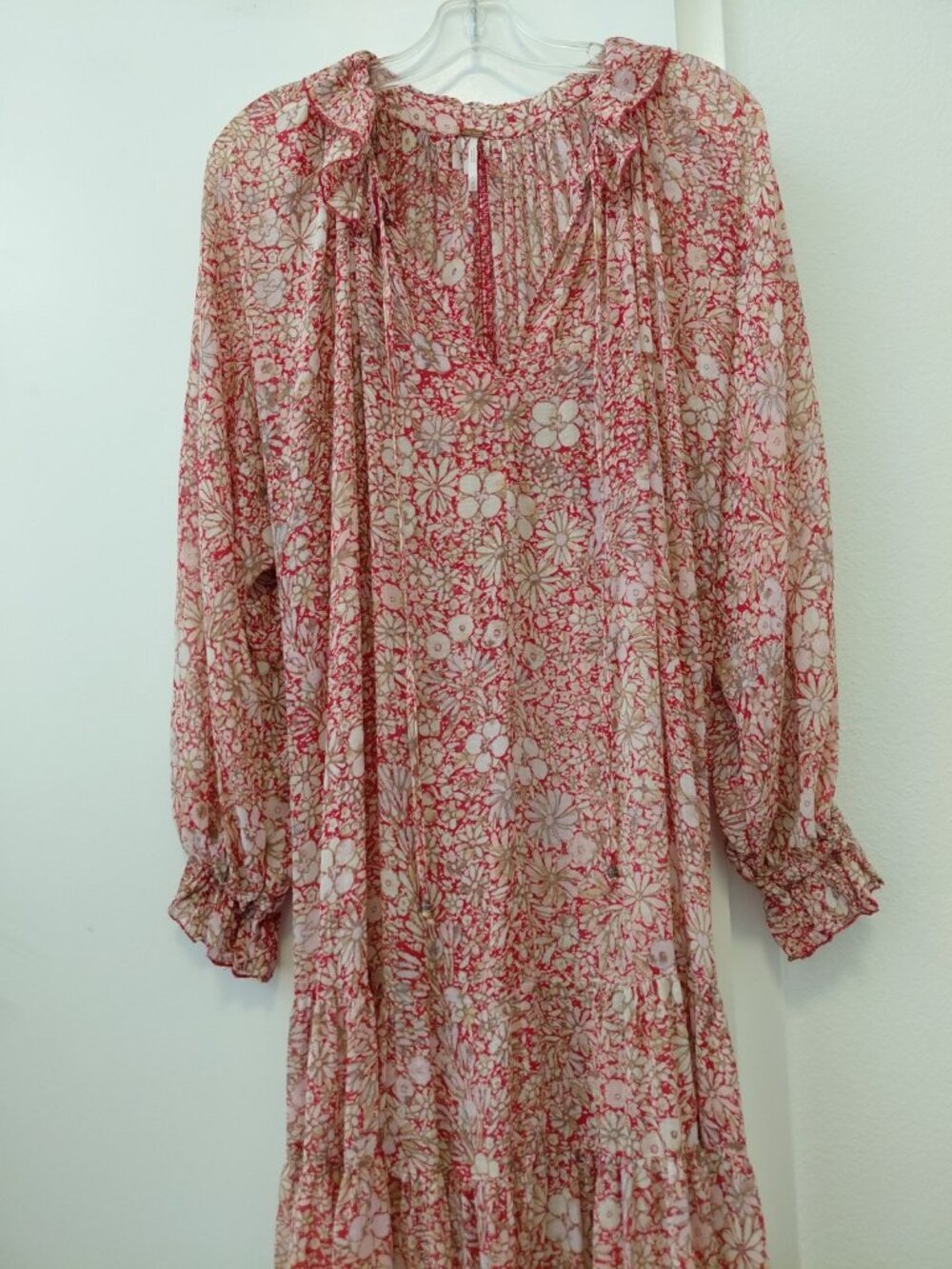 Free People Rose Floral Tiered Maxi Dress - Picture 3 of 9